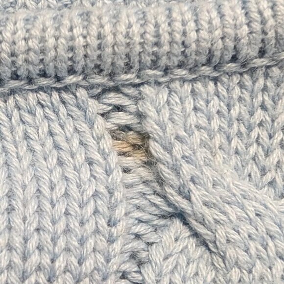 Brandy Melville Women’s Cropped Cable Knit Cotton Cardigan – Button Front, Small - Picture 8 of 8